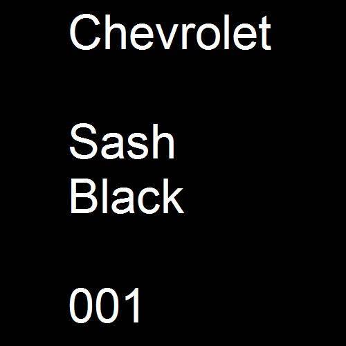 Chevrolet, Sash Black, 001.